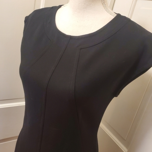 EC Marimekko Black Ponte-Knit Fitted Dress Size XS, Classic, Business - Picture 3 of 13